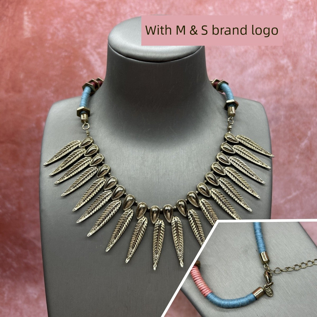 [2-11] European and American Foreign Trade Brand Tail Goods Banquet Accessories High-End Czech Gem Short Multi-Layer Necklace Luxury