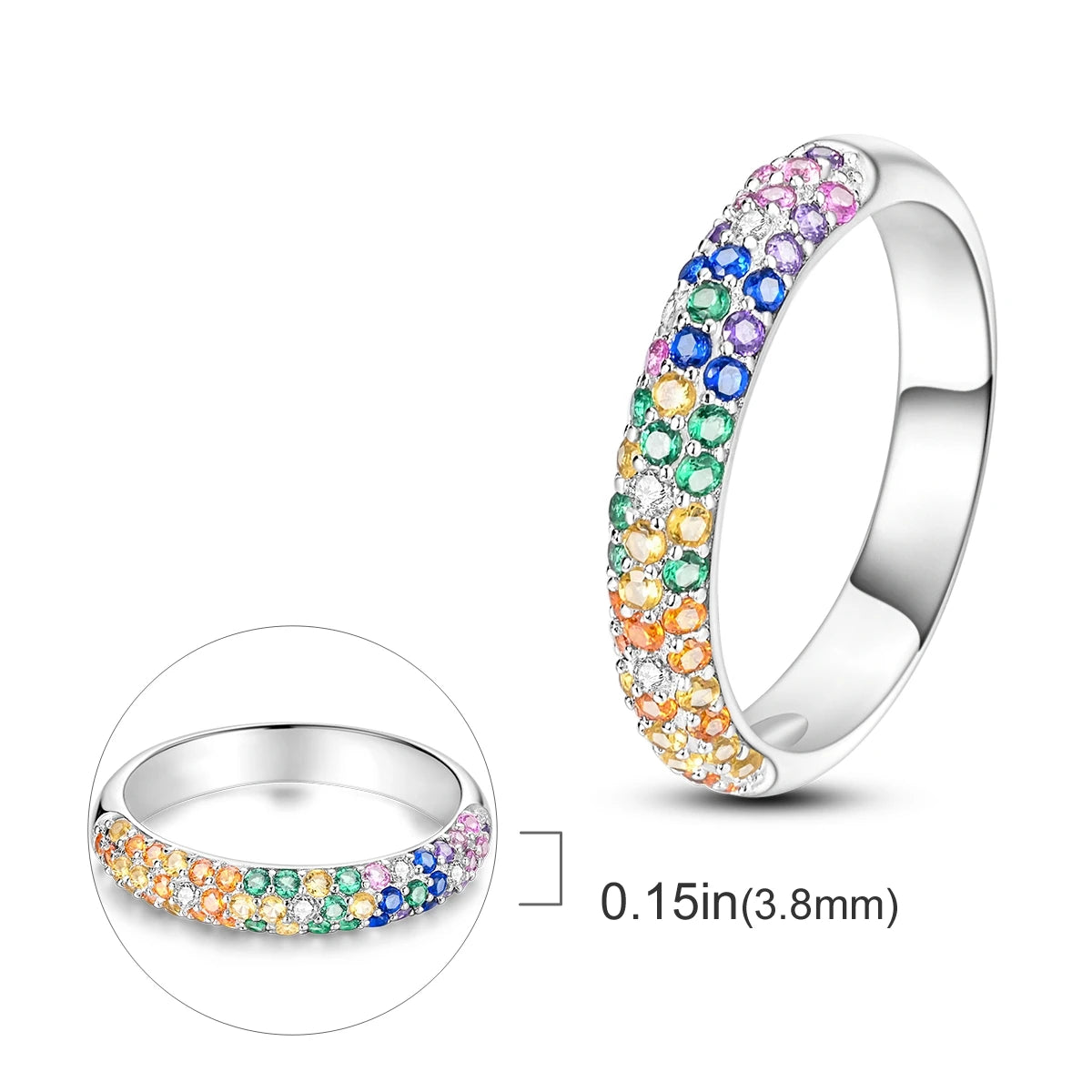925 Silver Ring Firefly Heat Sar Original Finger Ring  For Woman Jewelry Anniversary Gift