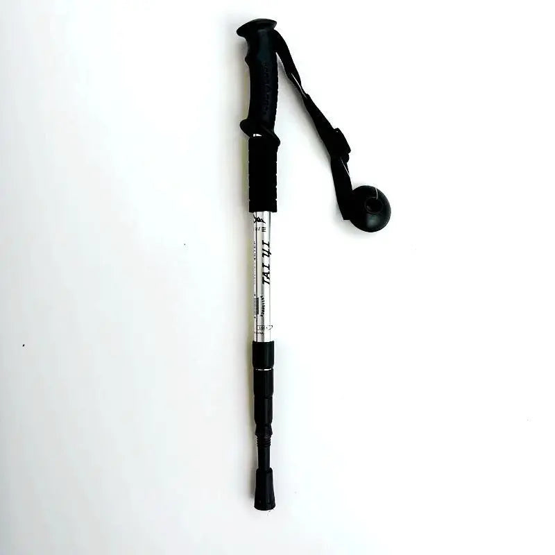 Trekking Poles Shock Absorption Foldable Ultralight Hiking Pole Suitable For Outdoor Camping Mountaineering Backpacking And Trip