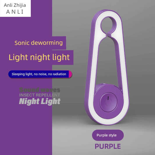 Insect Repellent Night LED Light Sound Wave Insect Repellent Light Sense Night Light Noise-Free Radiation-Free Small Household Appliances Student Kids USB