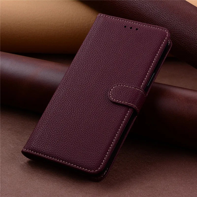 A55 5G Case For Coque Samsung Galaxy A55 Case A556B A556E Leather Wallet Flip Case For Samsung Galaxy A55 5G Phone Case Fundas