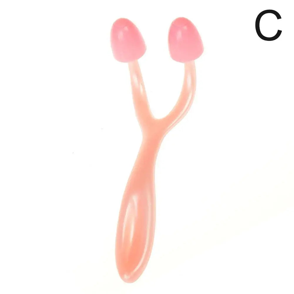 Nose Shaper Lifter Clip Skin Scraping Smooth Edge Tightening Nose Clip Portable Nose Shaper Nose Shaping Roller Massager