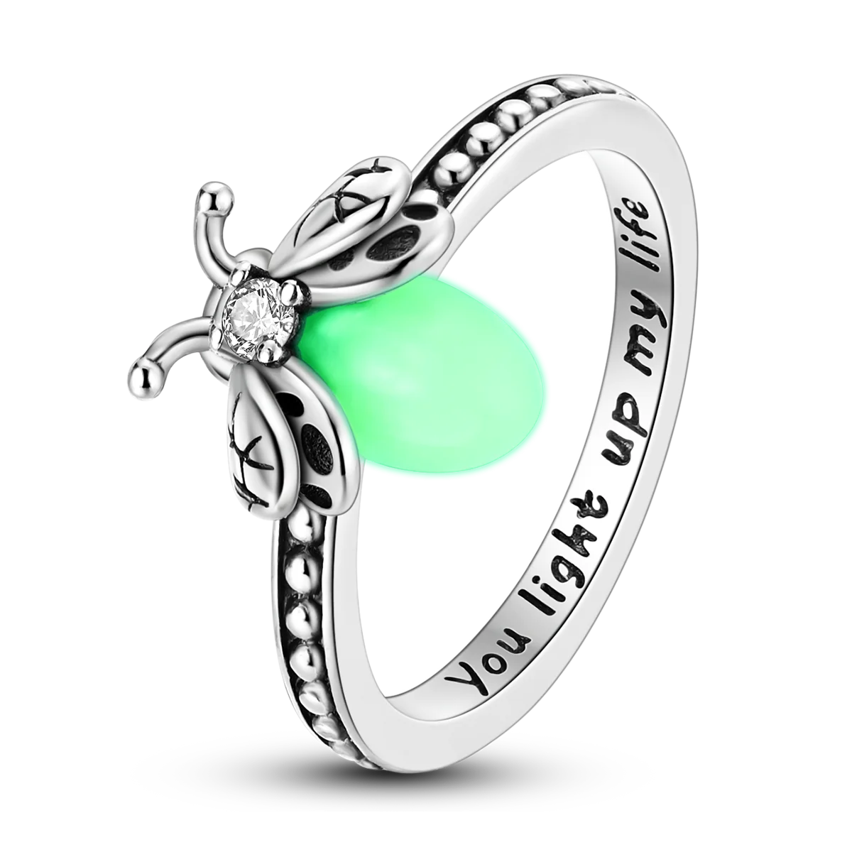 925 Silver Ring Firefly Heat Sar Original Finger Ring  For Woman Jewelry Anniversary Gift