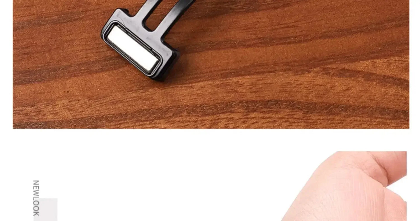 Magnetic leather watch strap, compatible with Huawei/Xiaomi/Samsung, Galaxy Watch 3 45/46mm, women's and men's 22mm watch straps