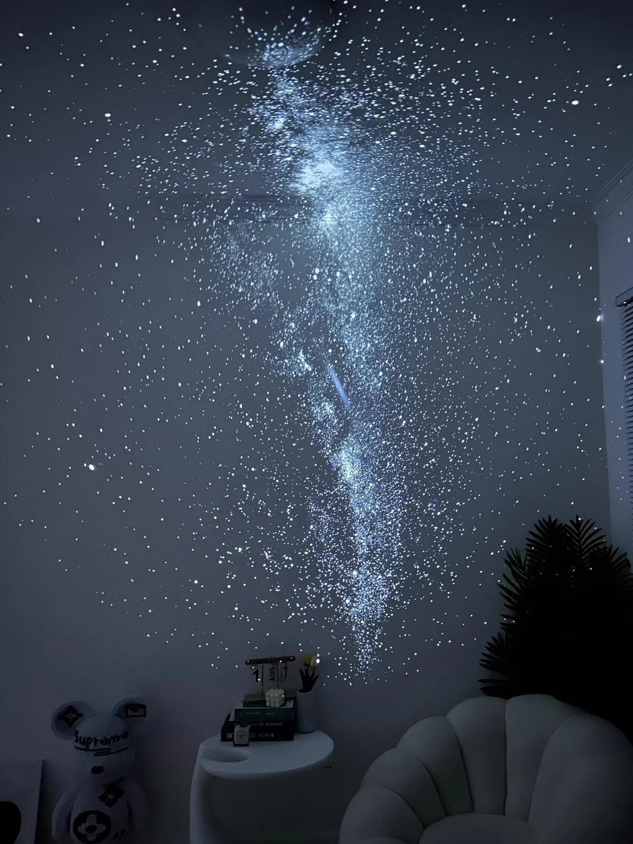 (Excluding projectors machine) LED UFO Galaxy Star Projector Projection Films Photo Galaxy Starry Sky Projector Lamp Slides