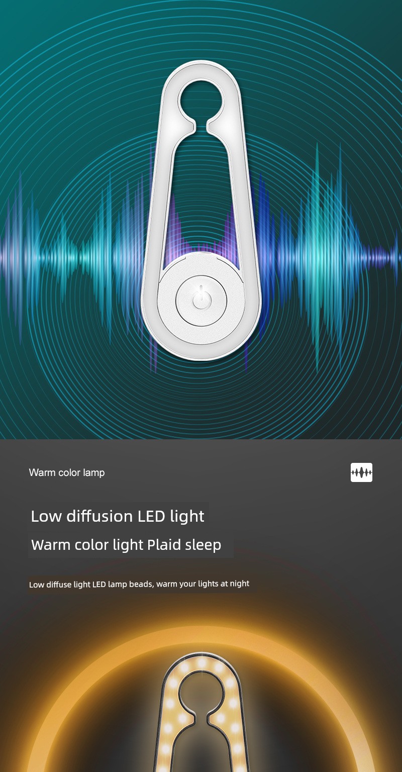 Insect Repellent Night LED Light Sound Wave Insect Repellent Light Sense Night Light Noise-Free Radiation-Free Small Household Appliances Student Kids USB