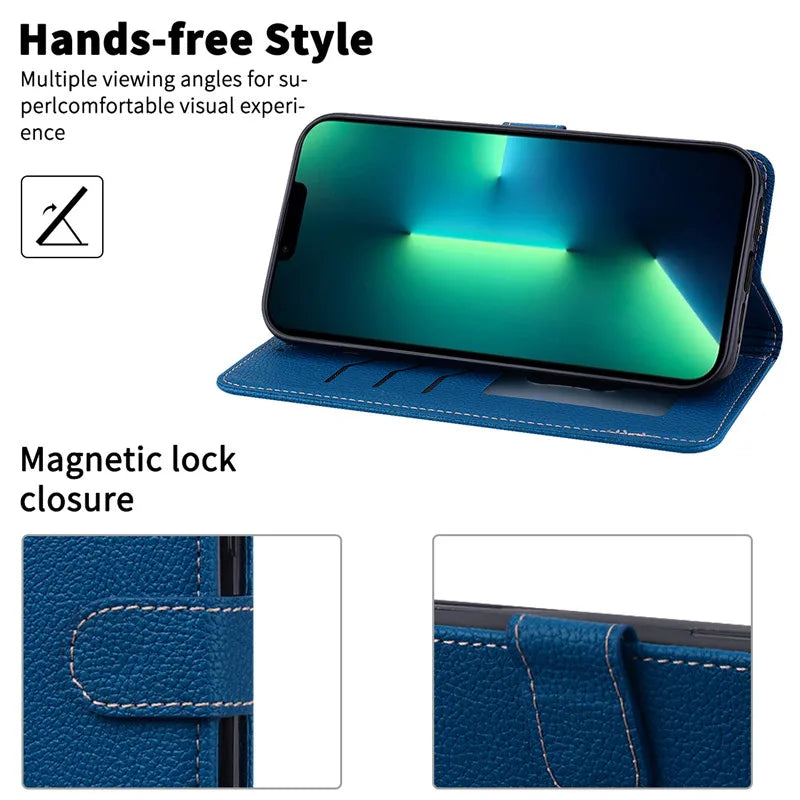 A55 5G Case For Coque Samsung Galaxy A55 Case A556B A556E Leather Wallet Flip Case For Samsung Galaxy A55 5G Phone Case Fundas