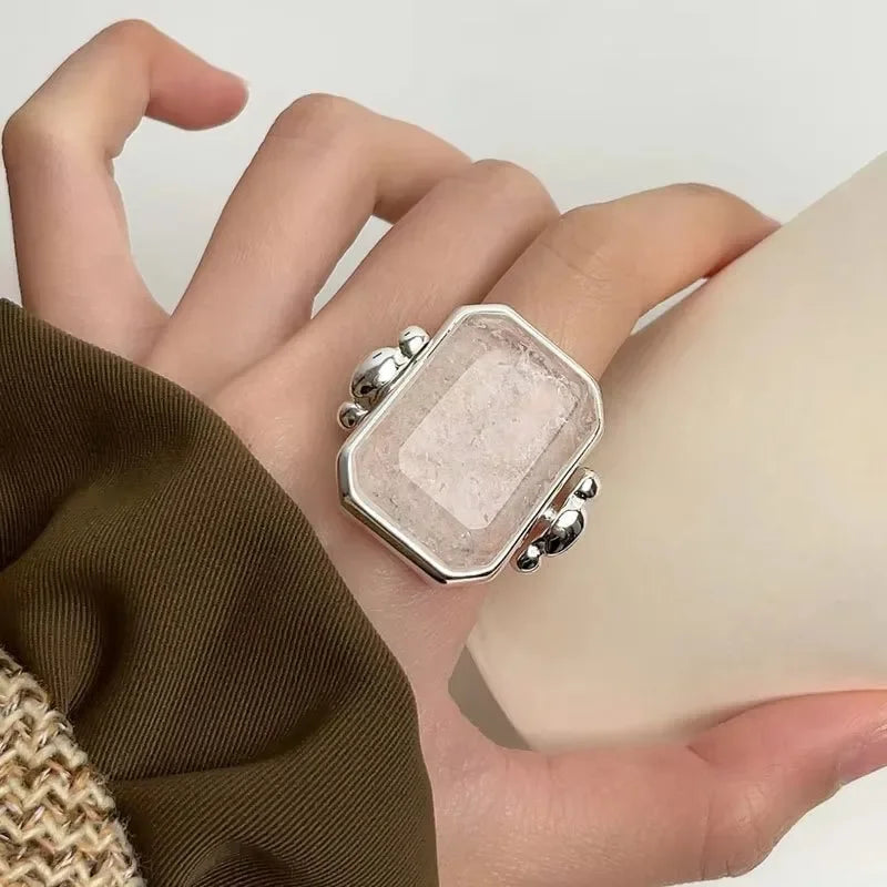 Bilandi Fashion Jewelry Modern Temperament Big Geometry Square Rings For Women Party Gifts Finger Accessories Dropshipping