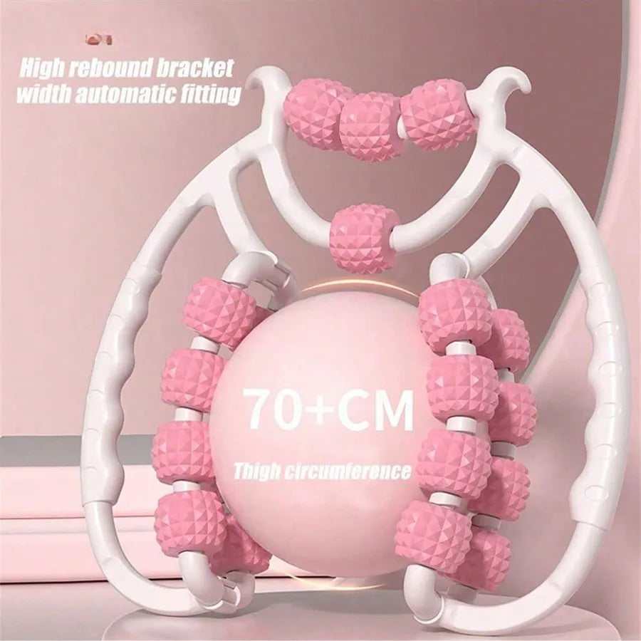 Circular Leg Clamps-360 Degree Muscle Roller Massager Muscle Roller Neck Arm Leg Muscle Relax Massager Sports Yoga