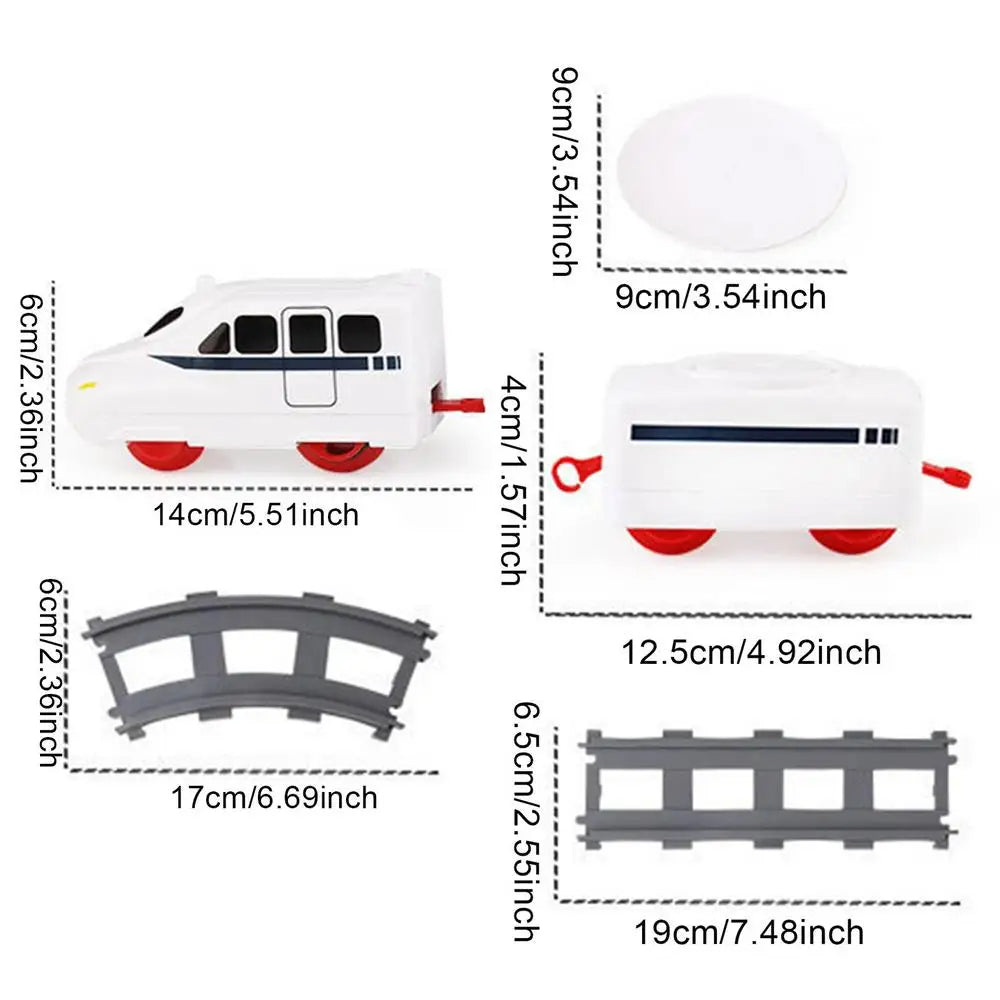 Revolving Sushi Plates Train Toy Pretend Play Conveyor Belt Electric Track Rotary Rail Car Simulation Model Toys For Kids Gift