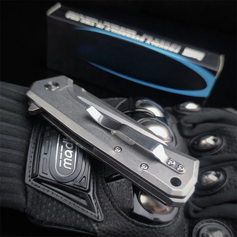 0808 Rexford Flipper folding knife 440c steel blade outdoor camping hiking portable fruit knife Practical EDC pocket knife